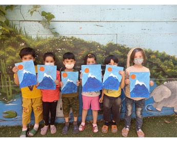 فعالیت نقاشی کودکان