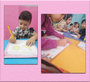فعالیت نقاشی کودکان (کاربرگ)