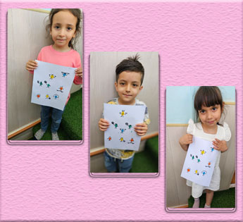 نقاشی کودکانه _ فعالیت روزانه